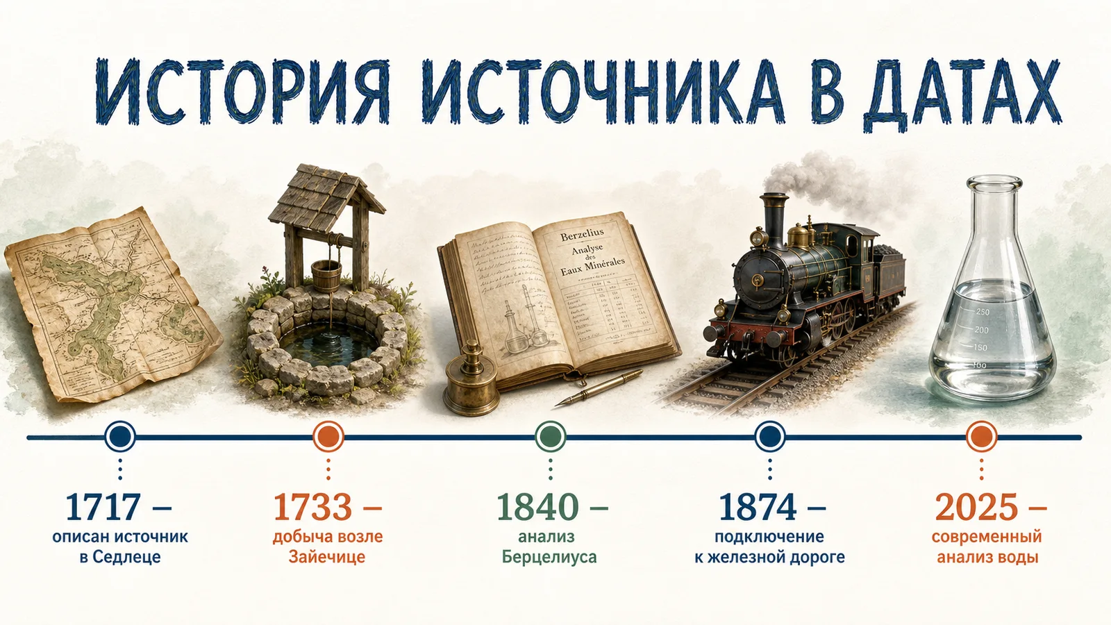 История источника Зайечицкой Горькой в ключевых датах