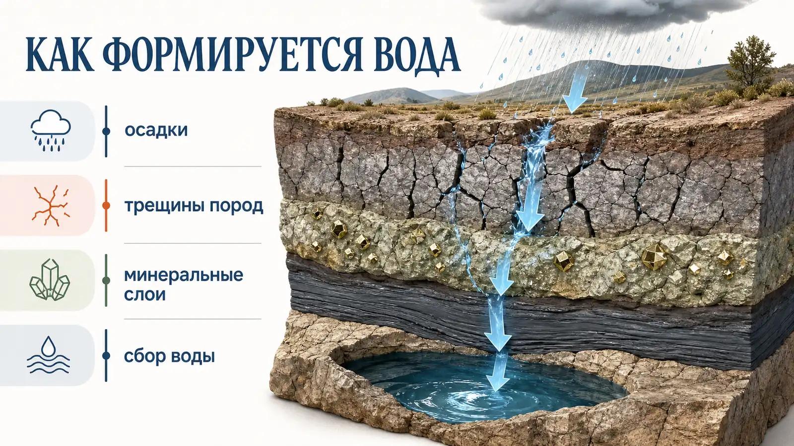 Как формируется минеральный состав Зайечицкой Горькой