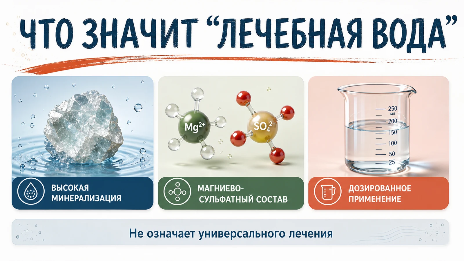 Что означает статус лечебной минеральной воды