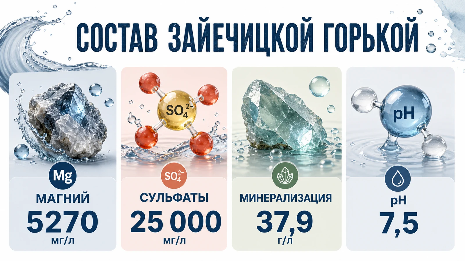 Минеральный состав Зайечицкой Горькой