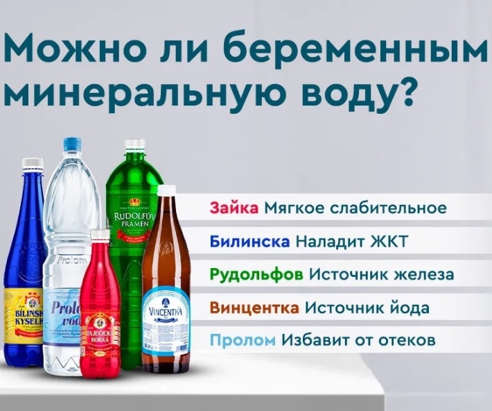 Минеральная вода и беременность