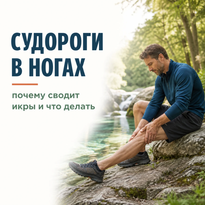 Судороги в ногах: почему сводит икры и что делать