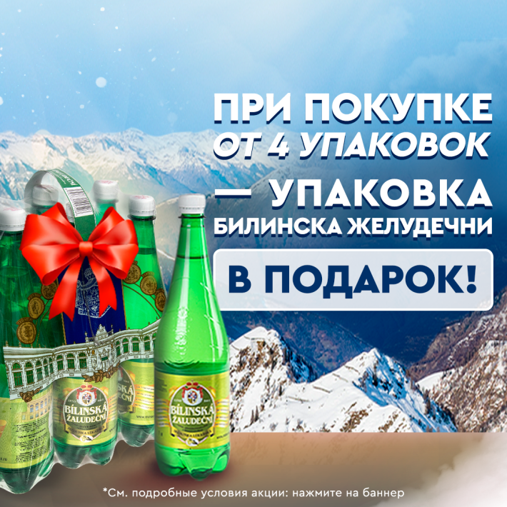 Упаковка Билинской Киселки с мелиссой В ПОДАРОК