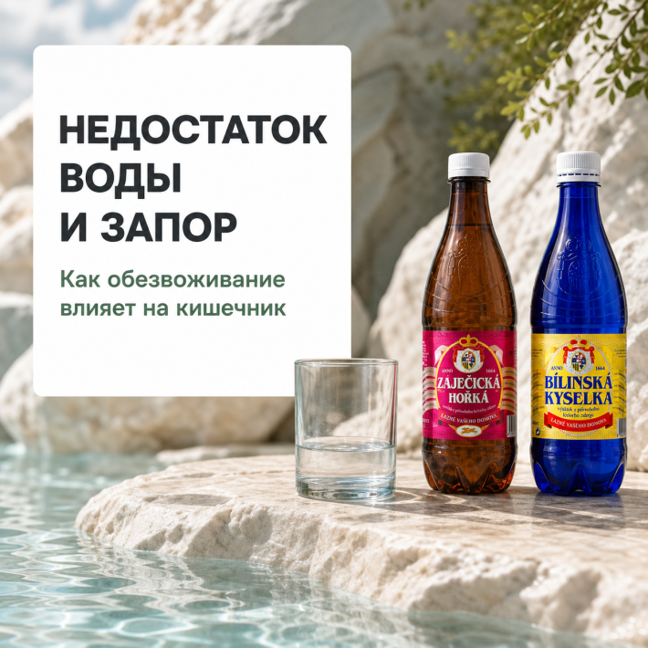 Почему недостаток воды влияет на стул и работу кишечника