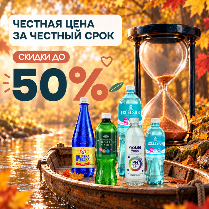Честная цена за честный срок — скидки до 50%