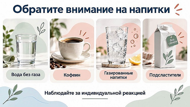 Напитки при СРК и индивидуальная реакция