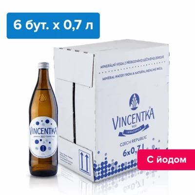 Винцентка 0,7 литра, природ. газ.