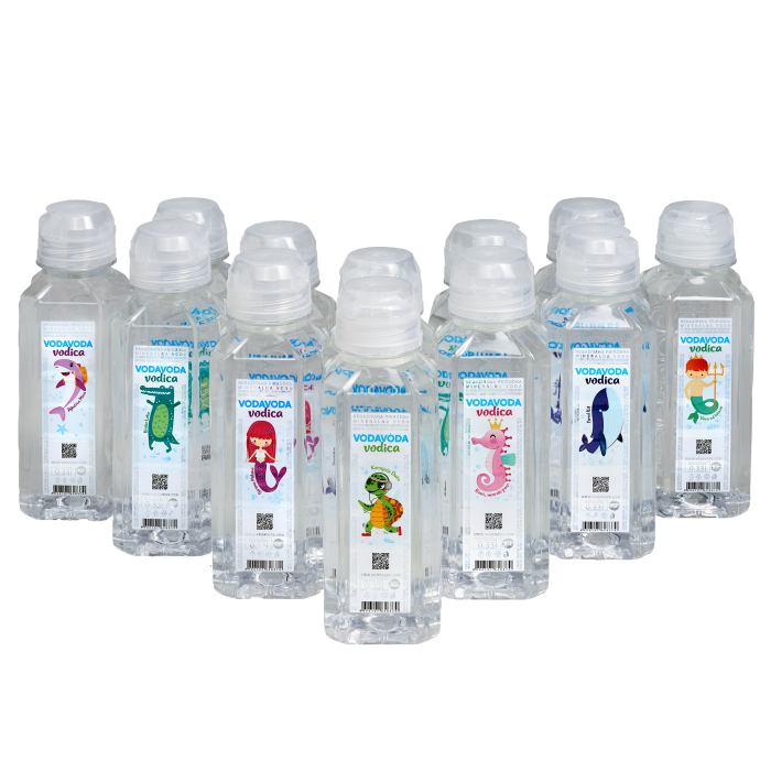 VODAVODA 0,33 л, негазированная, детская крышка