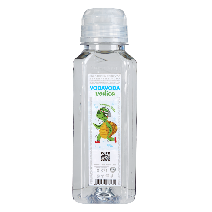 VODAVODA 0,33 л, негазированная, детская крышка