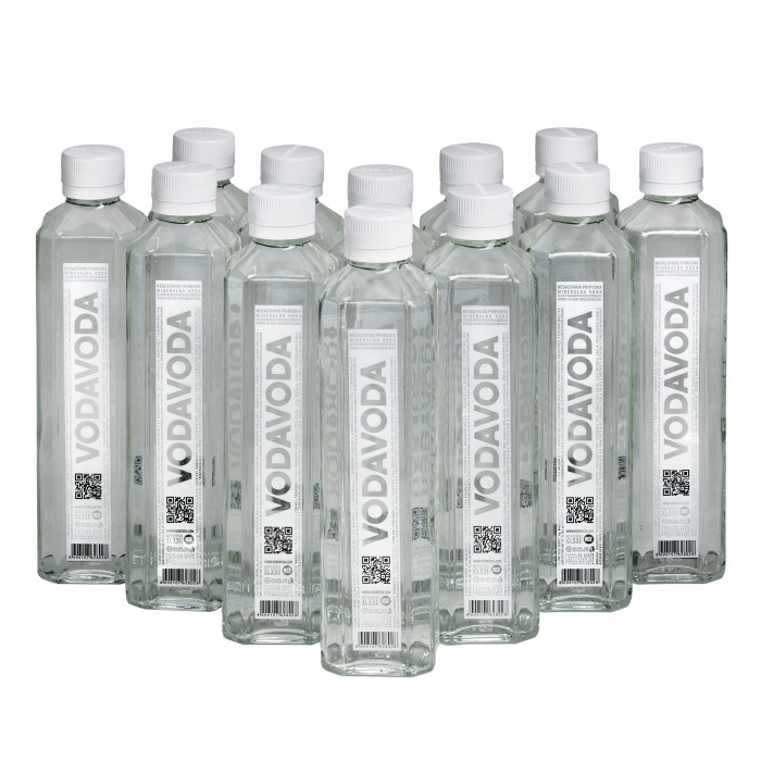 VODAVODA 0,33л, негазированная, стекло