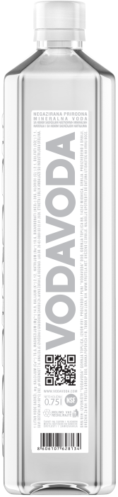 VODAVODA 0,75 л, негазированная, стекло