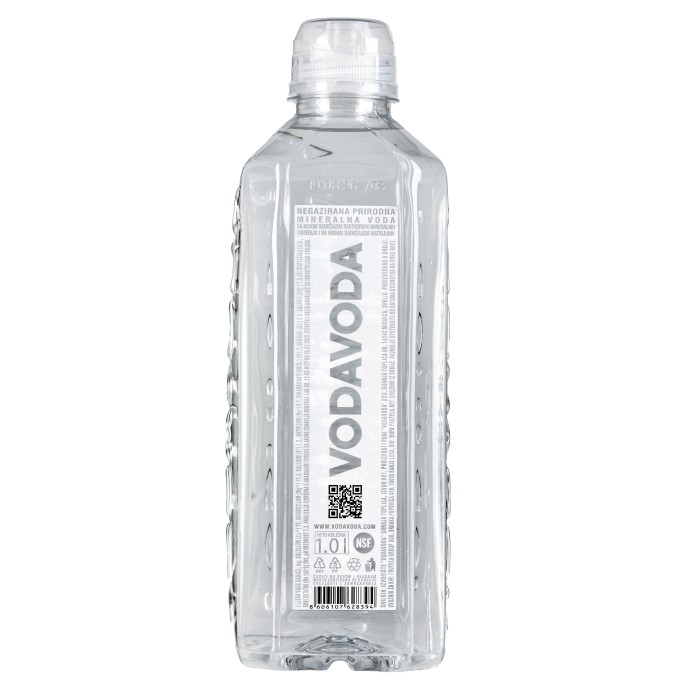 VODAVODA 1л, негазированная,  спорт.крышка