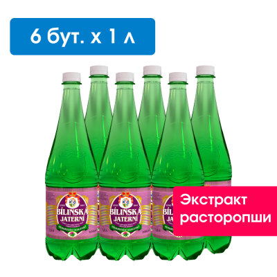 Билинска Киселка с расторопшей 1 литр, природ. газ.
