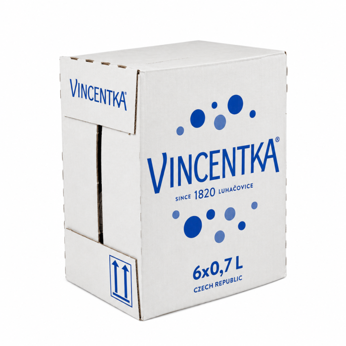 Винцентка 0,7 литра, природ. газ., 6 шт. в уп.