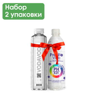 Набор «Братские народы»: «ProLife» 0,5 л и «VODAVODA» 0,5 л