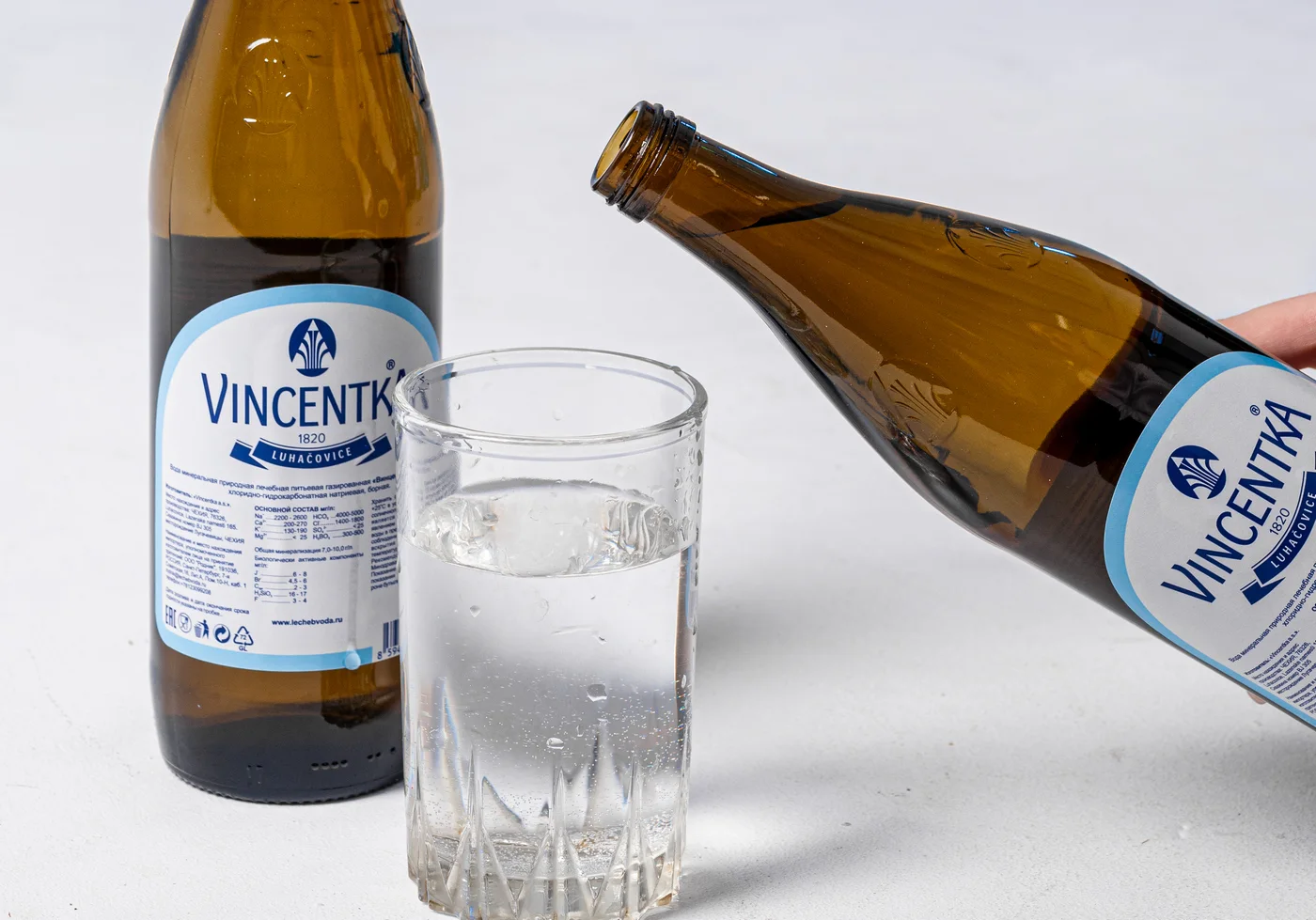 Винцентка — минеральная вода от похмелья с электролитам