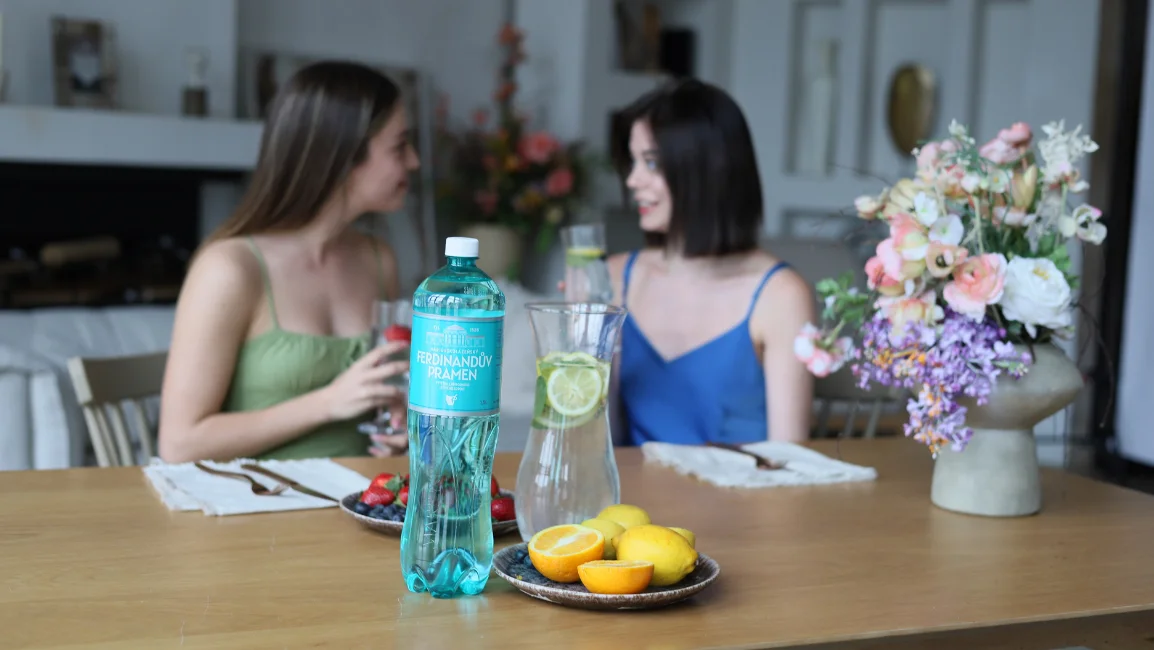 Замораживание минеральной воды Фердинандов Прамен